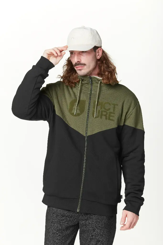 SWEAT A CAPUCHE HOMME BASEMENT PLUSH ZIP