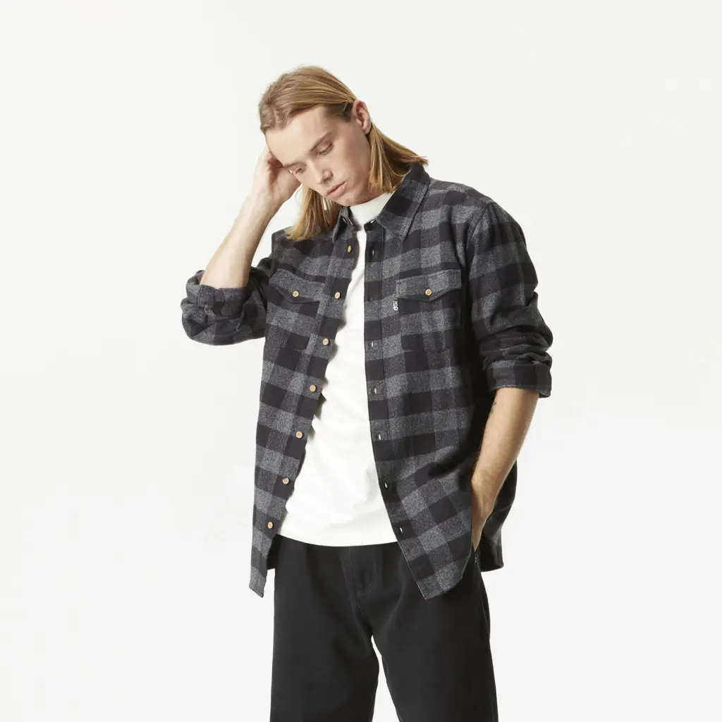 [MTS732] CHEMISE MANCHE LONGUE HOMME HILLSBORO (L)