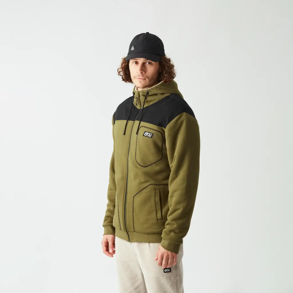 [MSW0500] SWEAT A CAPUCHE HOMME BASEMENT PLUSH ZIP (L)