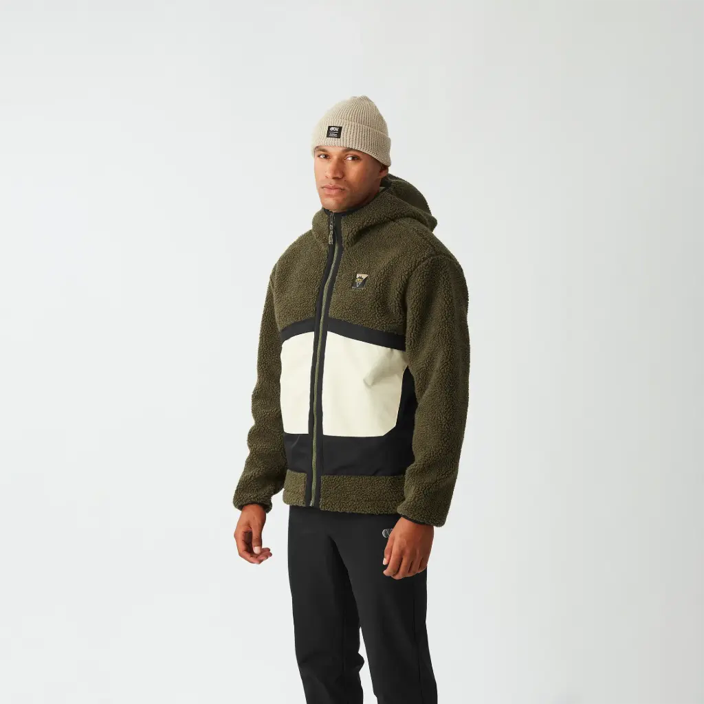 [MSW0487] POLAIRE A CAPUCHE HOMME PEMBERTON ZIP (L)
