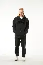 SWEAT A CAPUCHE HOMME BASEMENT FLOCK ZIP