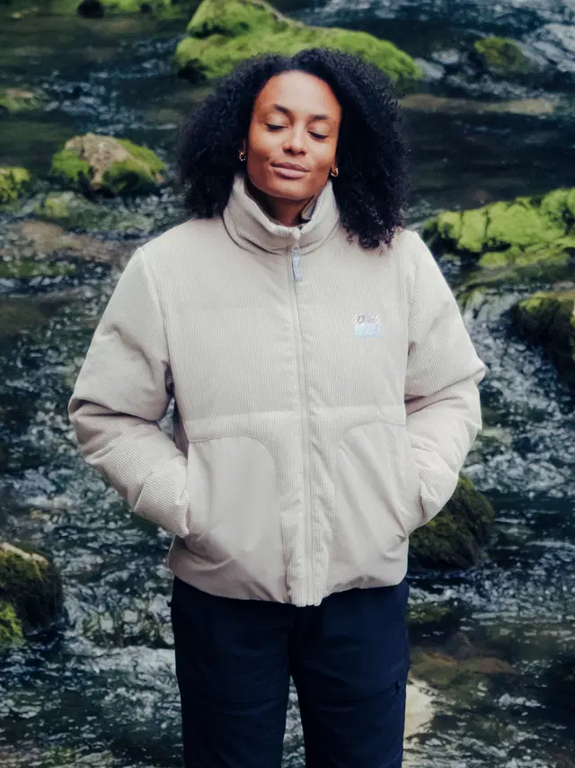 [WVT0415] DOUDOUNE EN VELOURS FEMME NURY PUFFER (L)