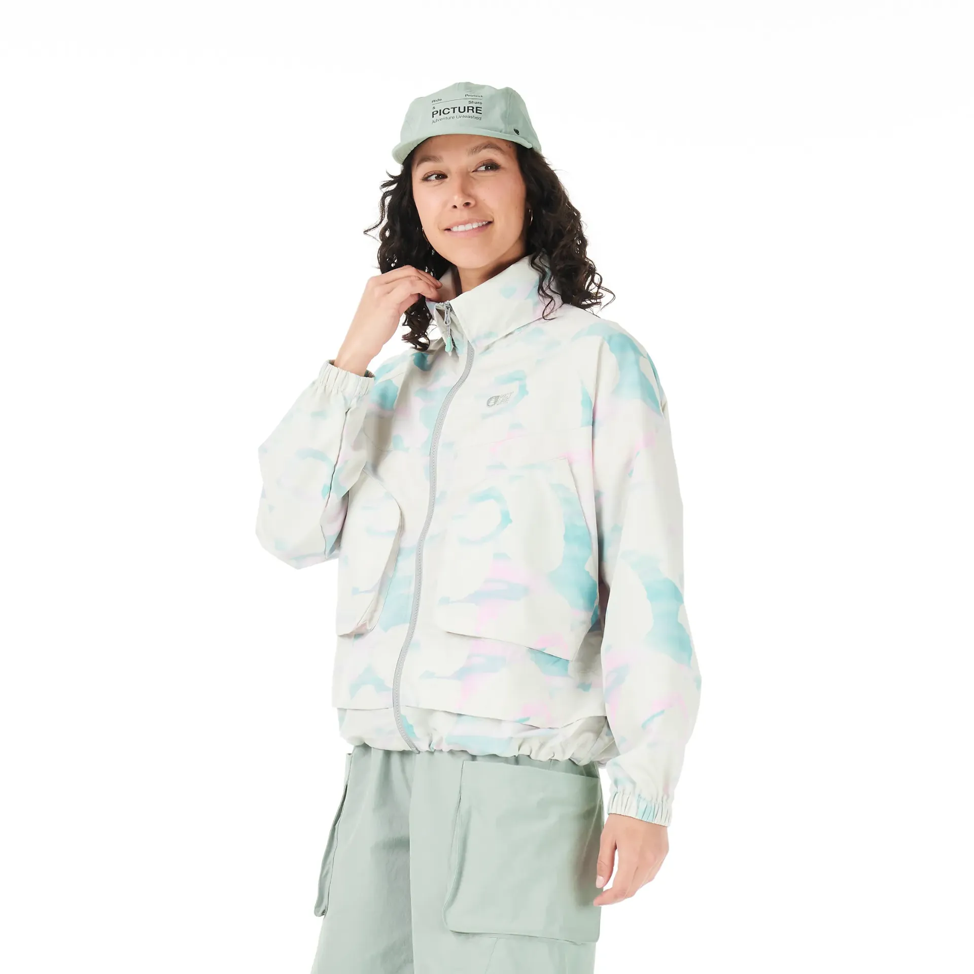 VESTE DE RANDONNEE FEMME KALIA PRINTED