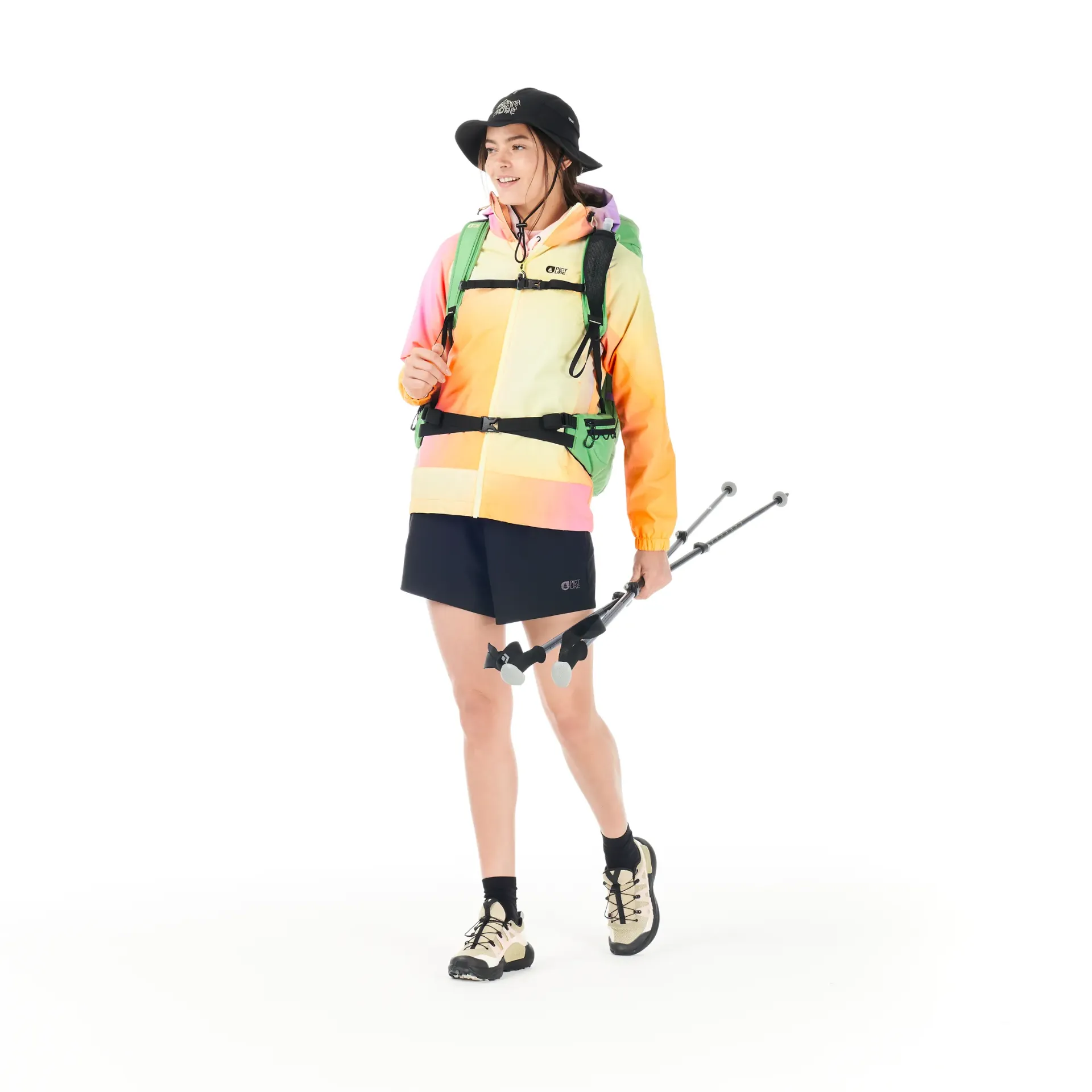 VESTE DE RANDONNEE FEMME SURFACE PRINTED
