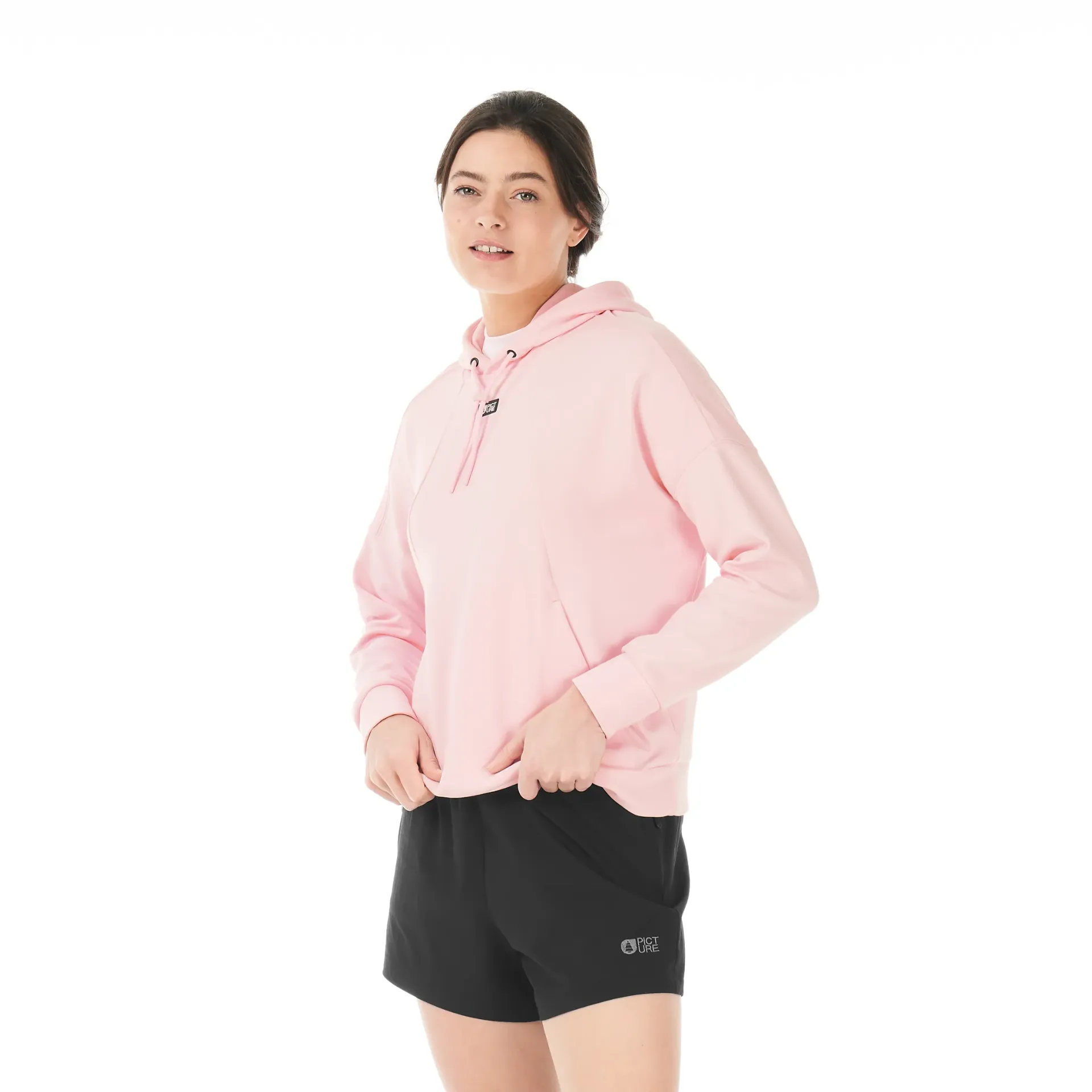 [SWT0173] SWEAT A CAPUCHE POLAIRE FEMME PLURIS (M)