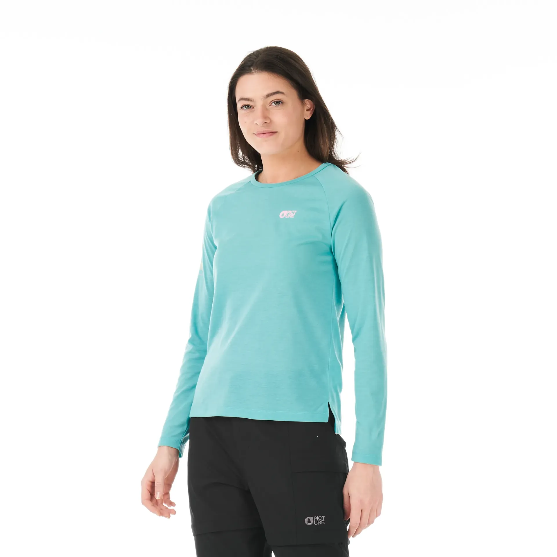 [WTS0584] T-SHIRT TECHNIQUE MANCHE LONGUE FEMME TIMONT (L)