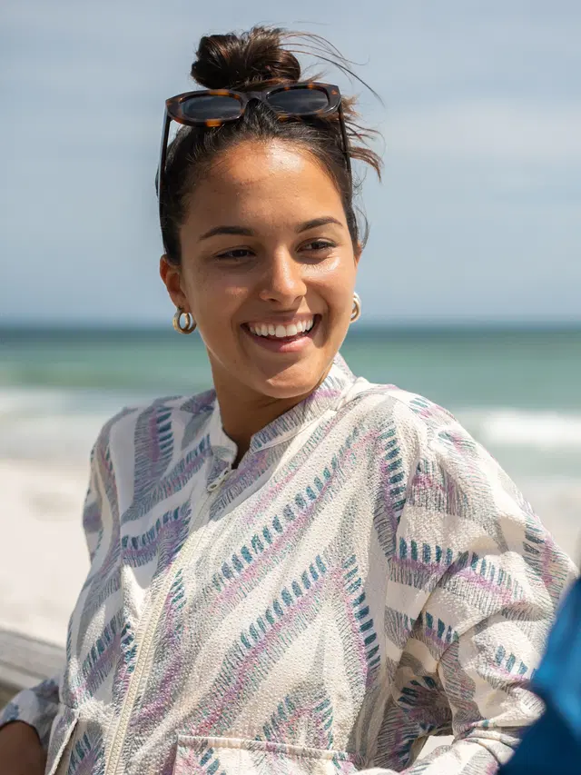 [WVT0393] VESTE FEMME SERENATA PRINTED (L)