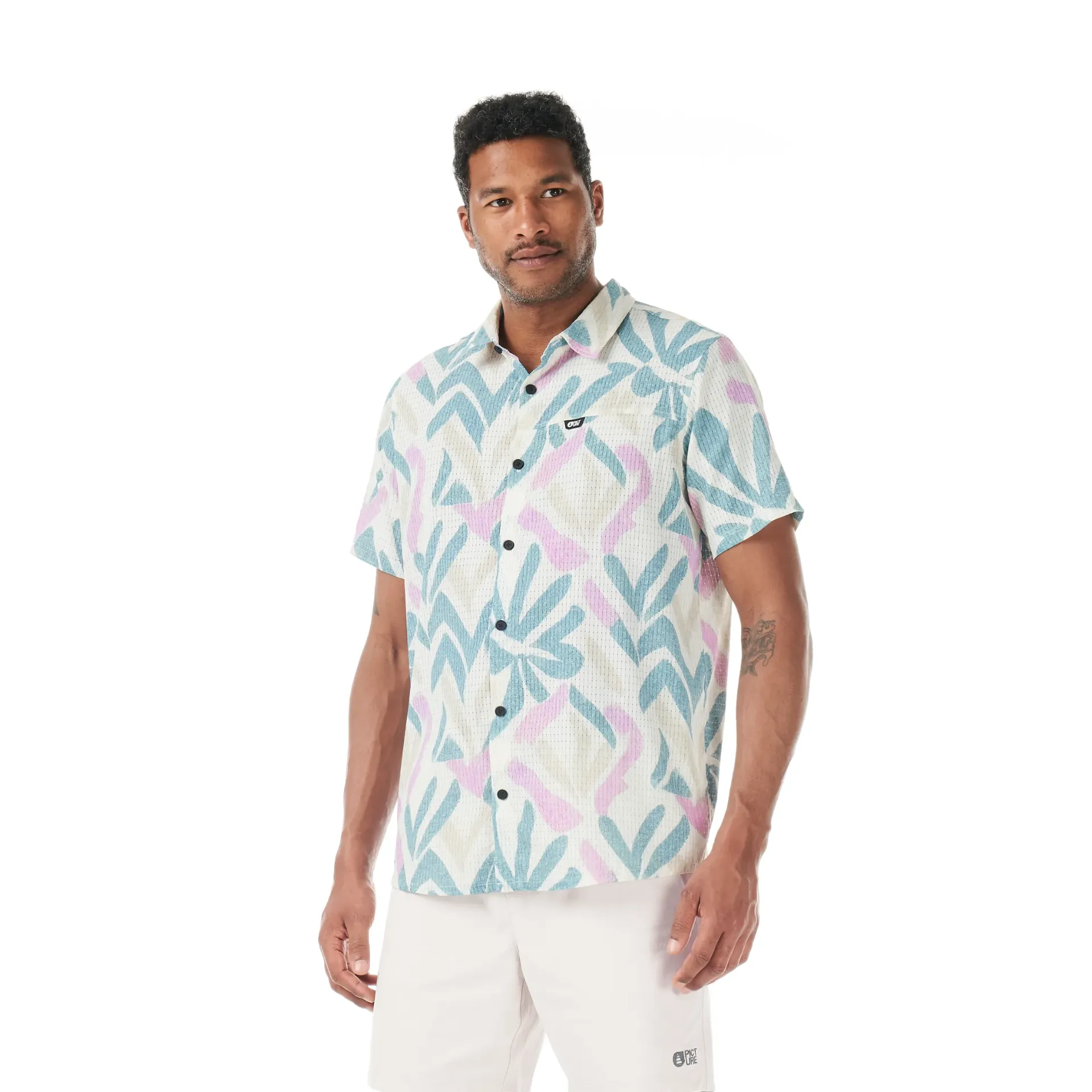 [MTS1337] CHEMISE MANCHE COURTE HOMME KLIVOX PRINT (L)