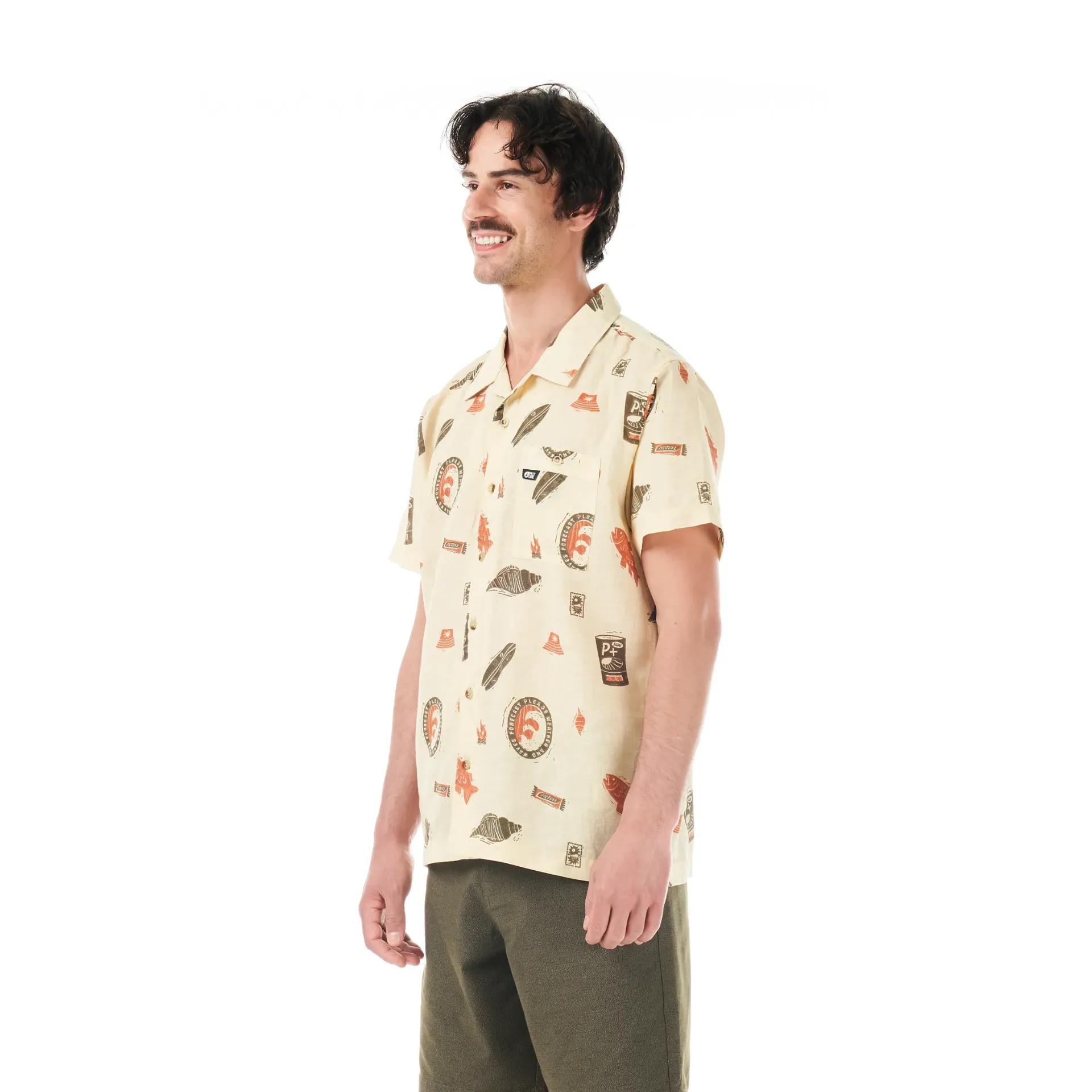 [MTS1206] CHEMISE MANCHE COURTE HOMME MOKARA (L)