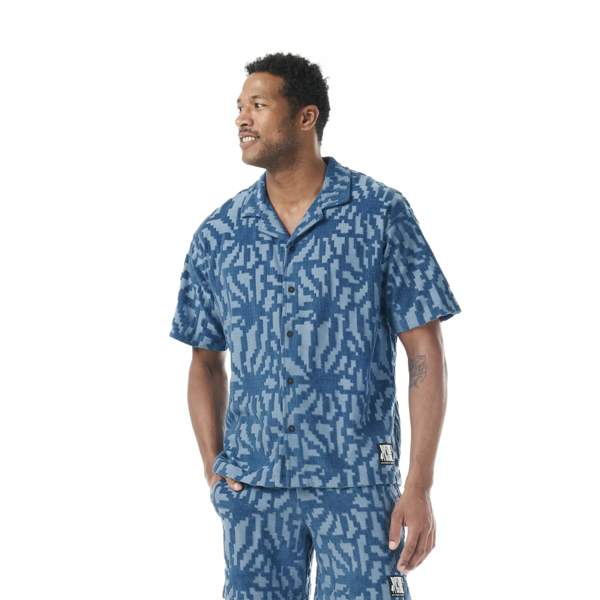 [MTS1319] CHEMISE MANCHE COURTE HOMME SPONGY (L)