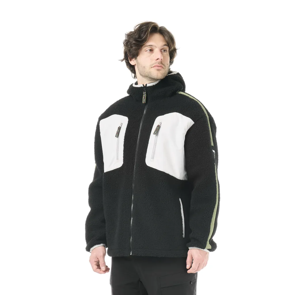 POLAIRE A CAPUCHE HOMME PEMBERTON ZIP