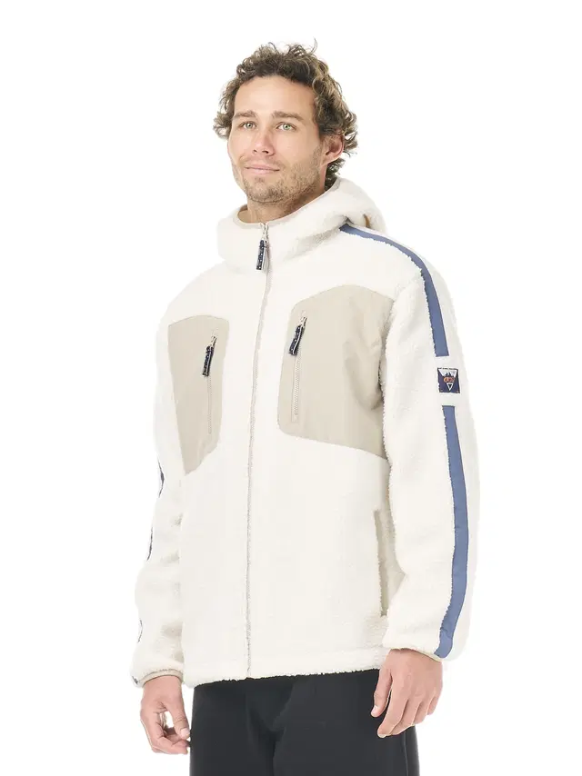 POLAIRE A CAPUCHE HOMME PEMBERTON ZIP